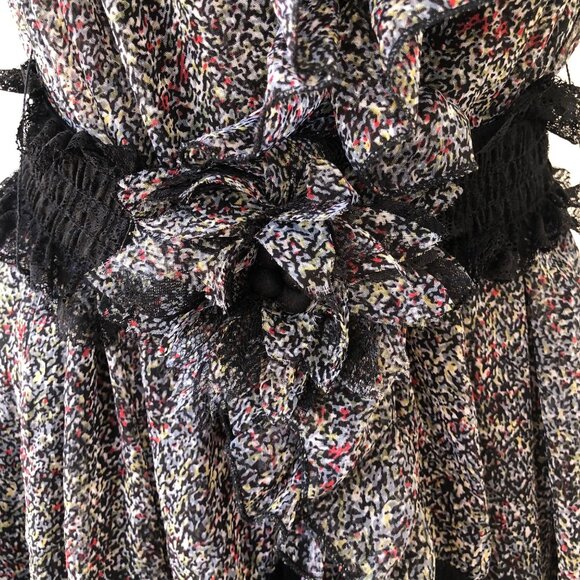 Ryu Flirty Spaghetti Strap Mini Dress Size Small Whimsical Punk - Picture 5 of 16